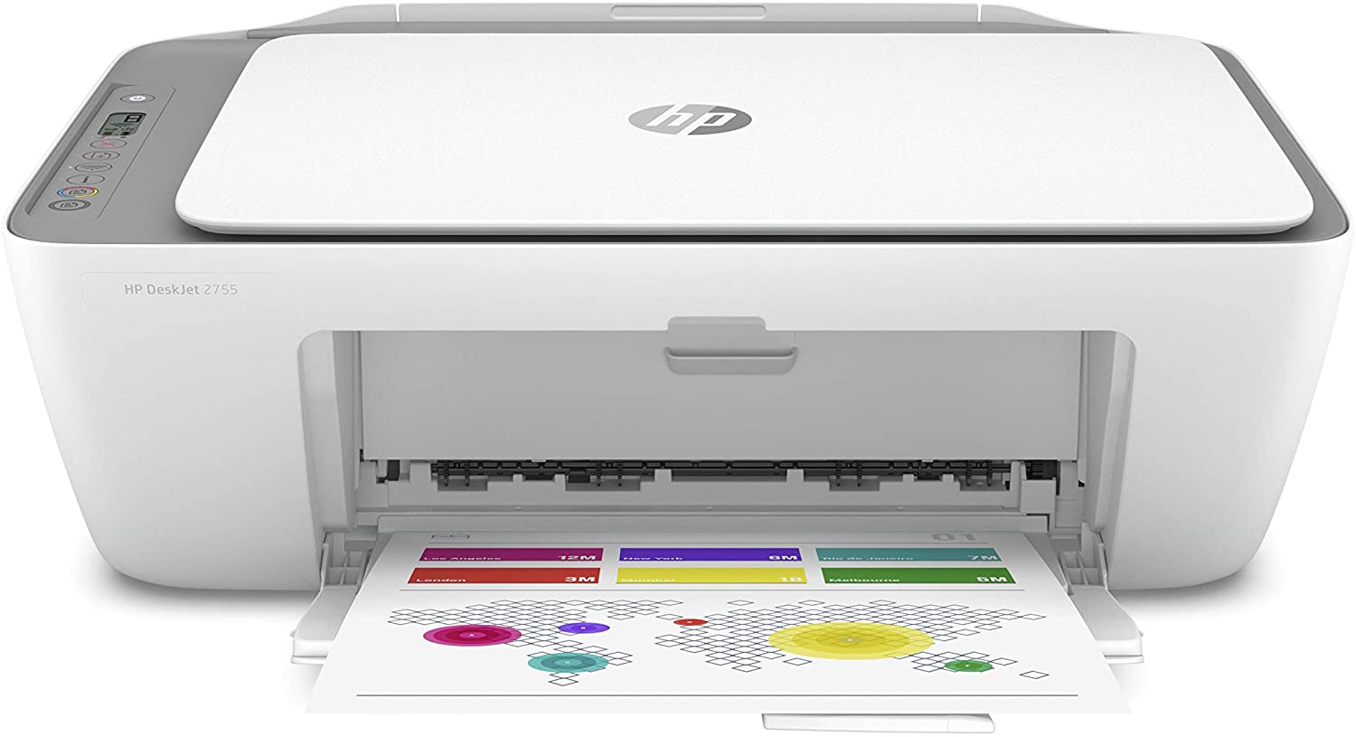 HP DeskJet 2755 Wireless All-in-One Printer, Mobile Print, Scan & Copy, HP Instant Ink Ready, Works with Alexa (3XV17A) HP DeskJet 2755 Wireless All-in-One Printer, Mobile Print, Scan & Copy, HP Instant Ink Ready, Works with Alexa (3XV17A)